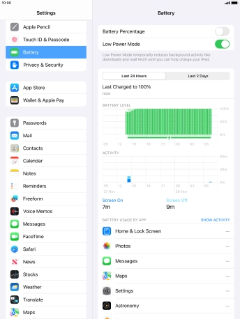 Press the Home key to return to the home screen.