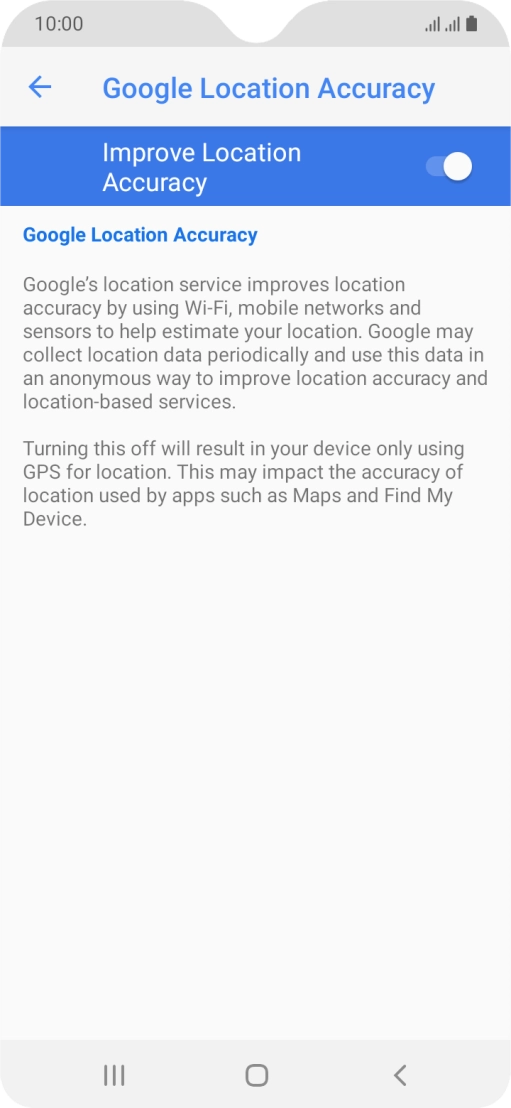 Press the Home key to return to the home screen.