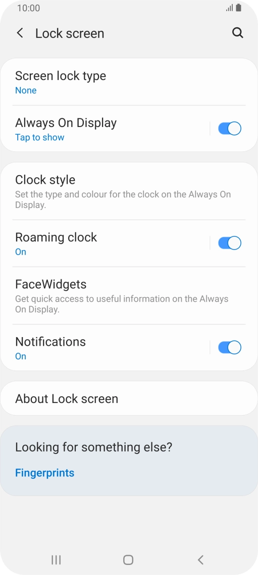 Press the Home key to return to the home screen.