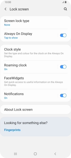 Press the Home key to return to the home screen.