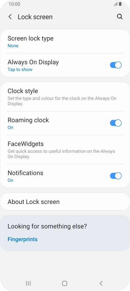 Press the Home key to return to the home screen.