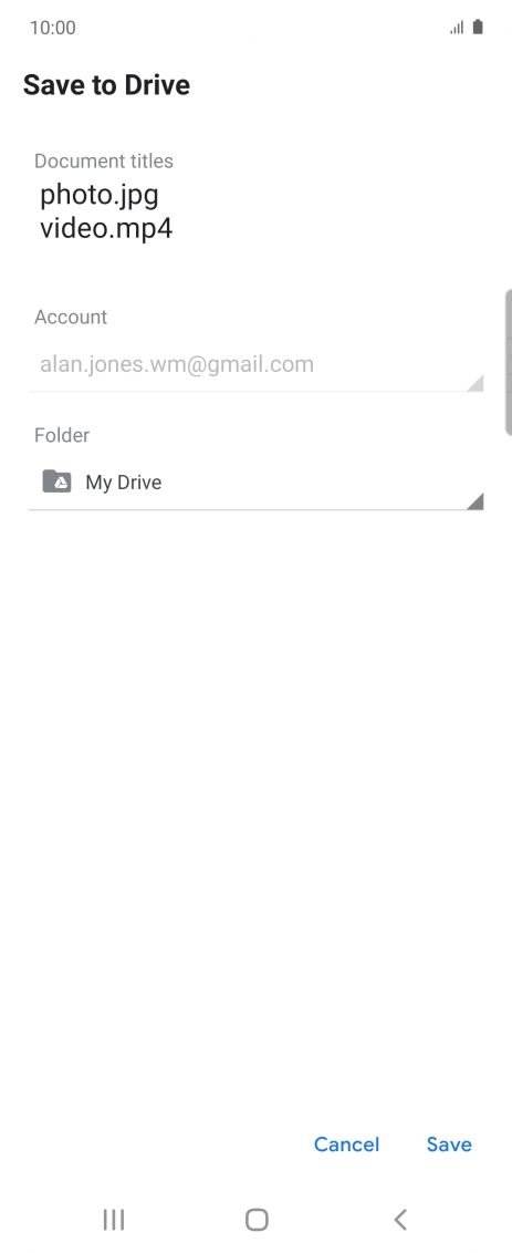 Press the field below 