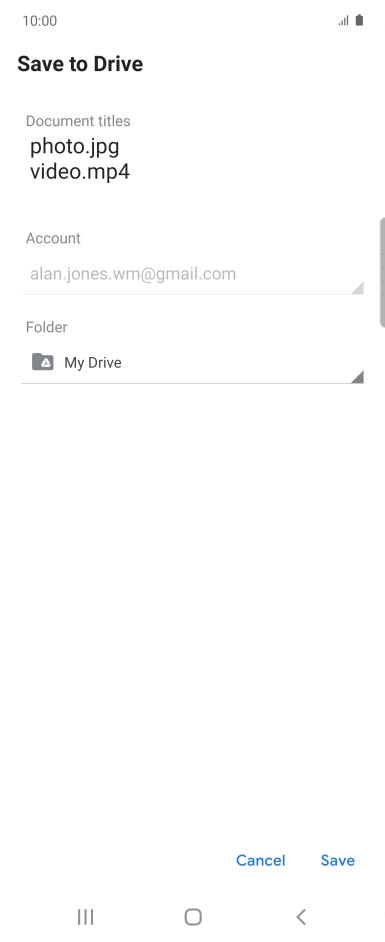 Press the field below 