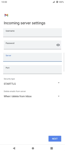 Press the field below 