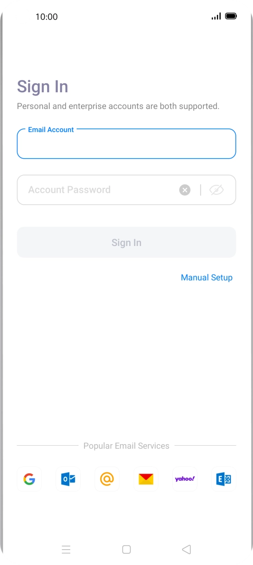 Press the field below 