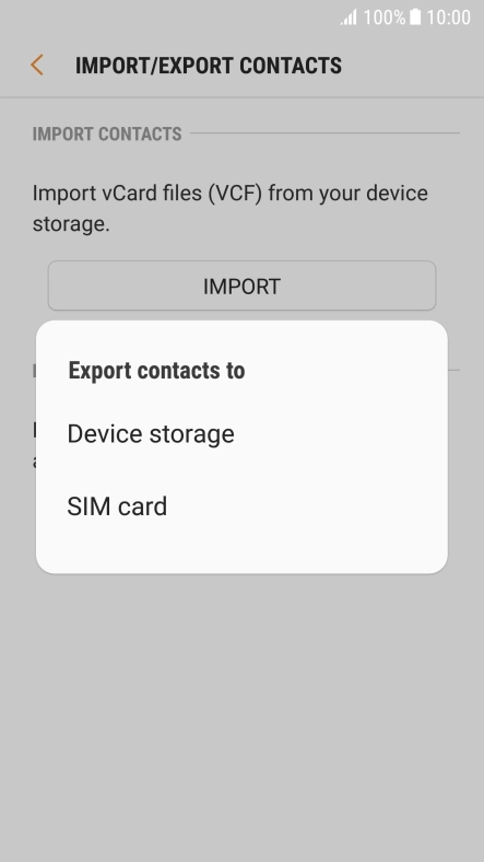 Press SIM card.