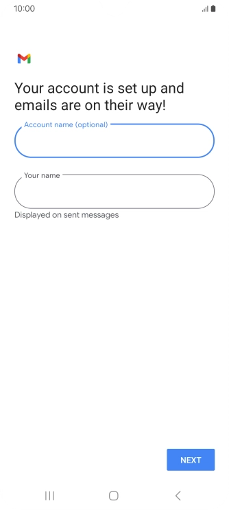 Press the field below 