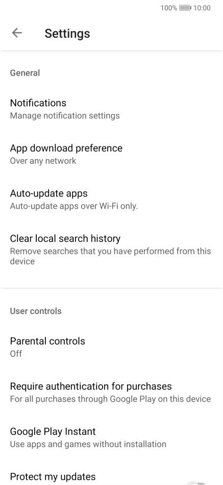Press Auto-update apps.