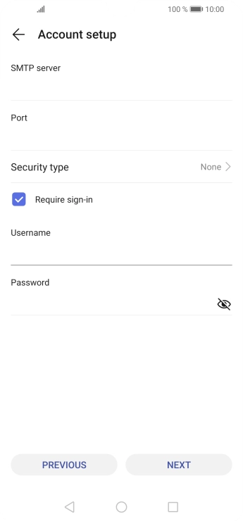 Press the field below 