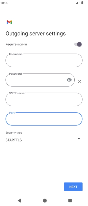 Press the drop down list below 