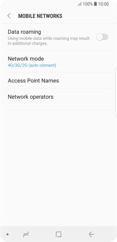 Press Access Point Names.
