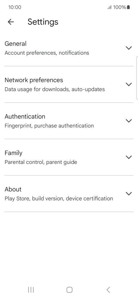 Press Network preferences.