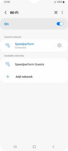 Press the Home key to return to the home screen.