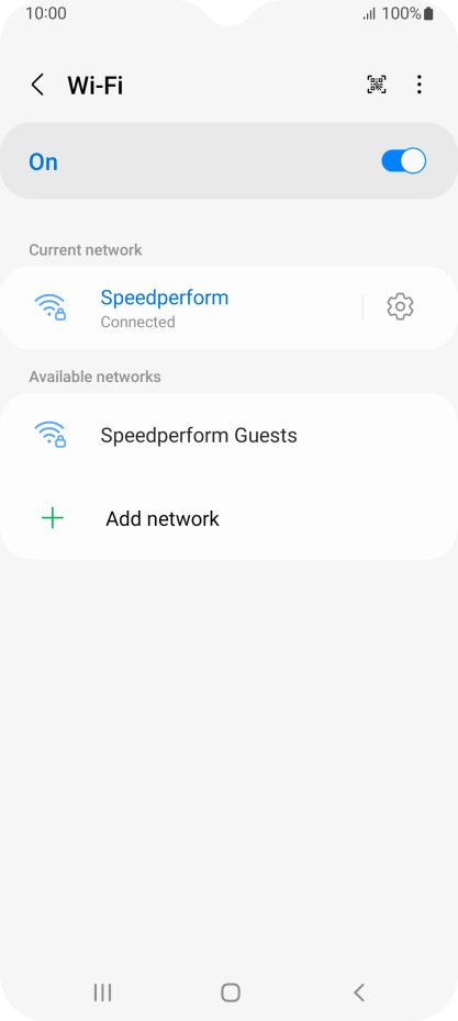Press the Home key to return to the home screen.