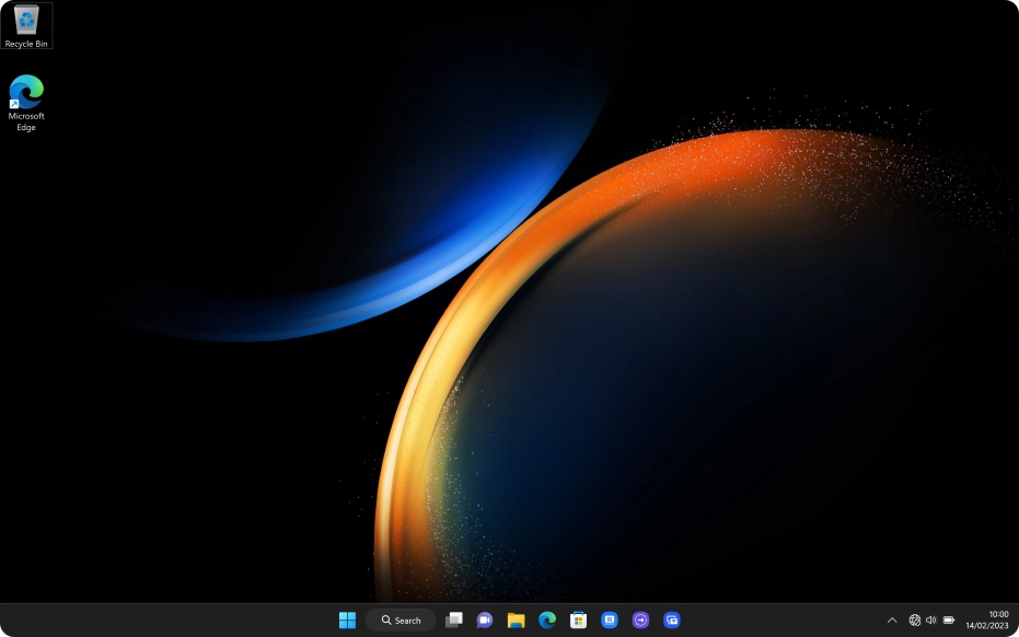 Click the Windows icon.