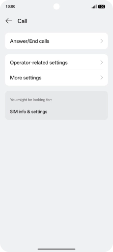 Press Operator-related settings.