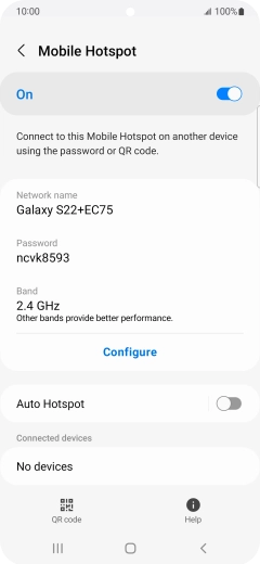 Press the Home key to return to the home screen.