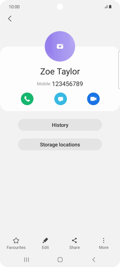 Press the Home key to return to the home screen.