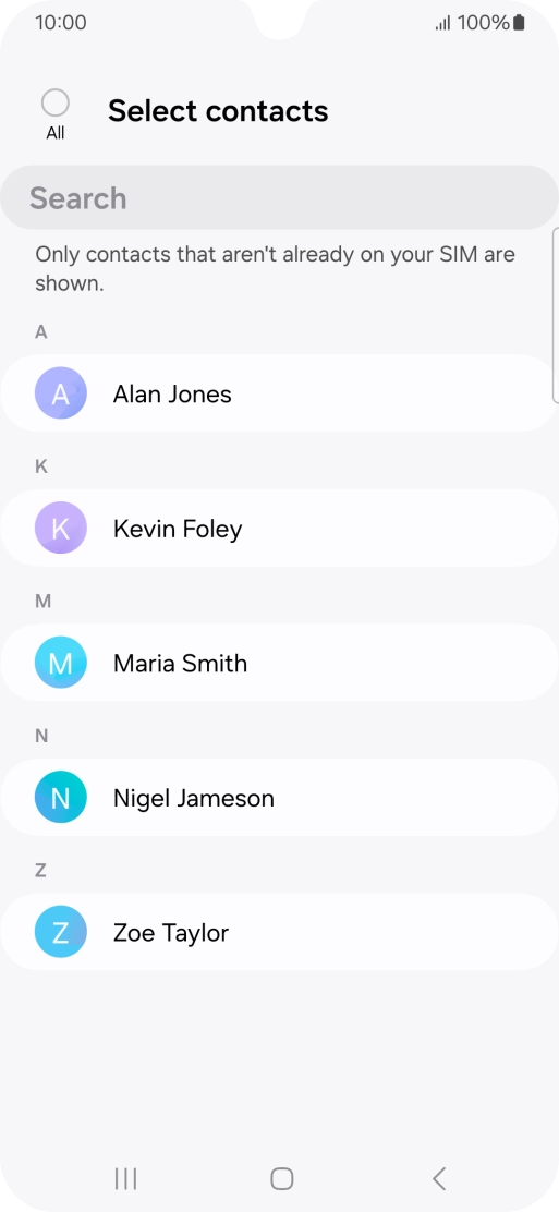 Press the field above 