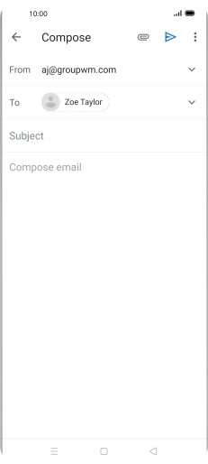Press Subject and key in the required subject.
