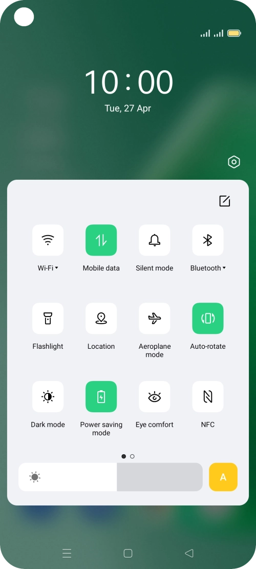 Press the Home key to return to the home screen.