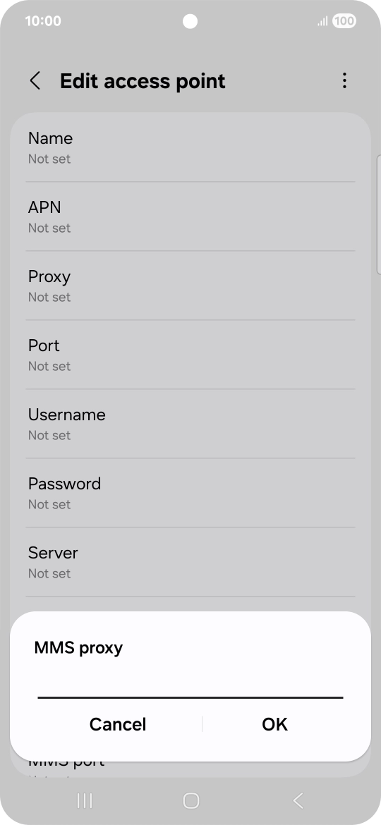 Key in 149.254.201.135 and press OK.