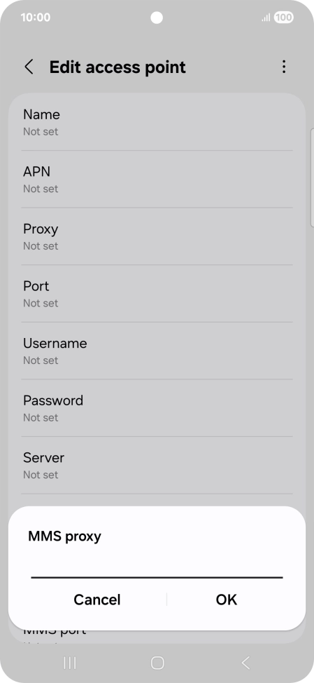 Key in 149.254.201.135 and press OK.