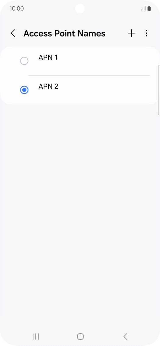 Press the Home key to return to the home screen.