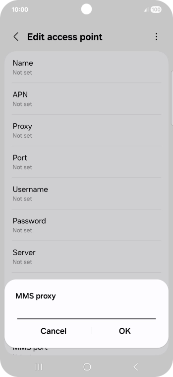 Key in 149.254.201.135 and press OK.