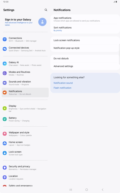 Press App notifications.