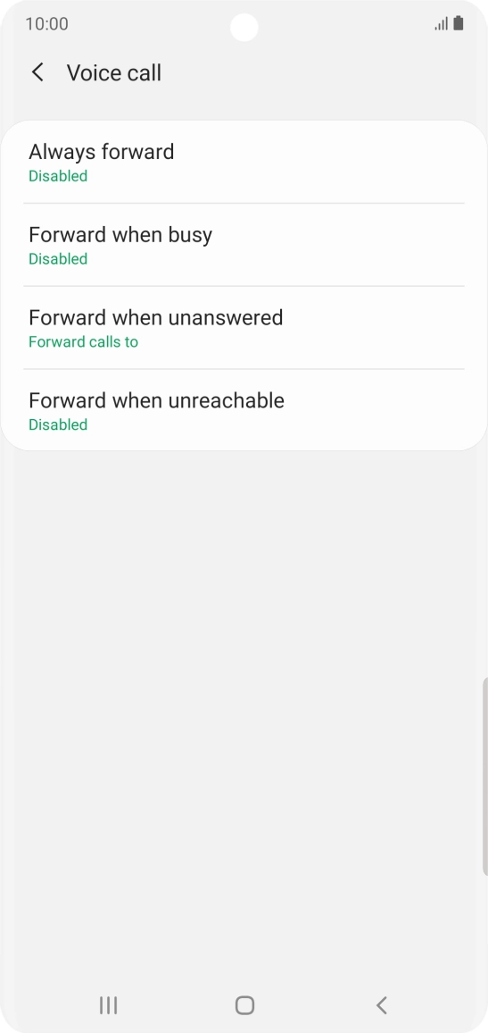 Press the Home key to return to the home screen.