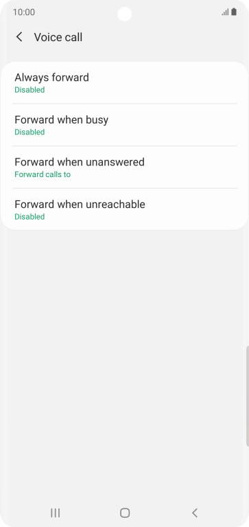 Press the Home key to return to the home screen.