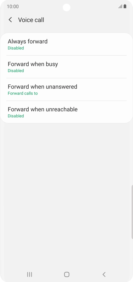 Press the Home key to return to the home screen.