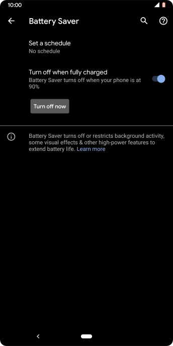 Press the Home key to return to the home screen.
