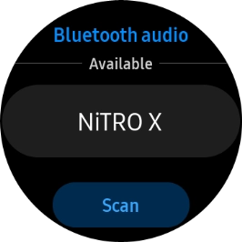 Press the required Bluetooth headset.