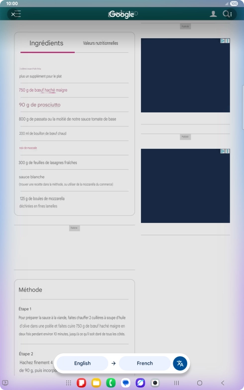 Follow the instructions on the screen to select the required language settings and use the function.