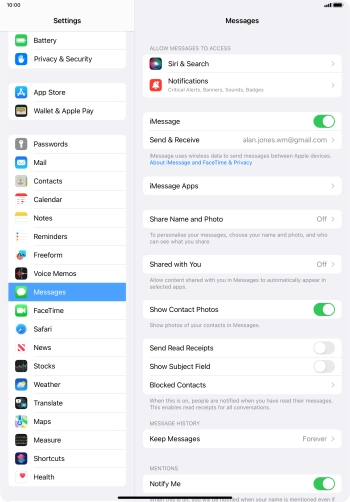 Slide your finger upwards starting from the bottom of the screen to return to the home screen.