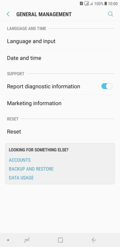 Press Date and time.