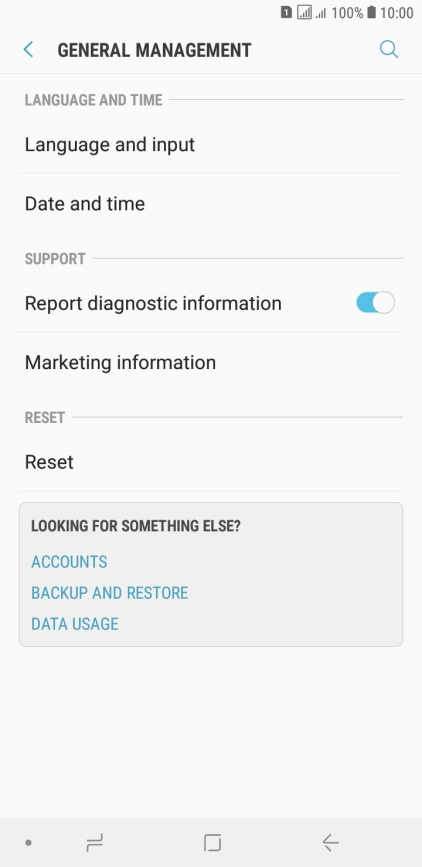 Press Date and time.