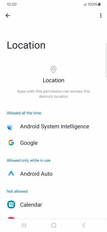 Press the required app.