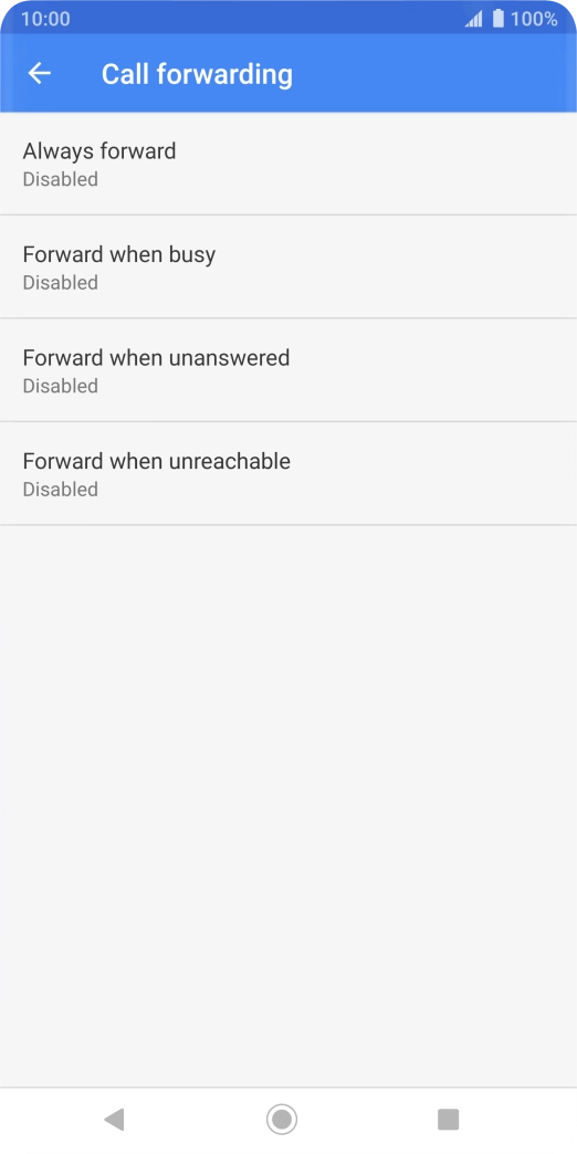 Press the Home key to return to the home screen.