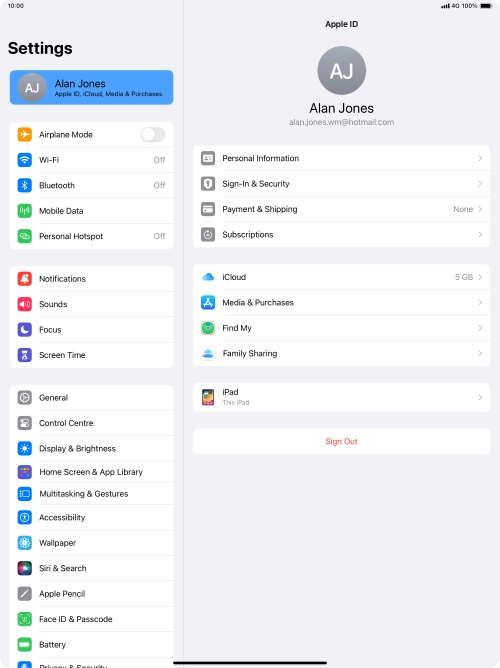 Slide your finger upwards starting from the bottom of the screen to return to the home screen.