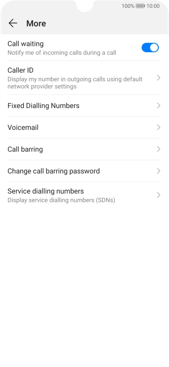 Press Fixed Dialling Numbers.