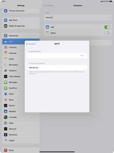 Press the field below 