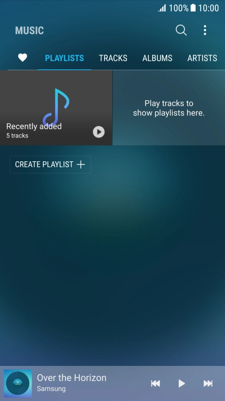 Press the required category.