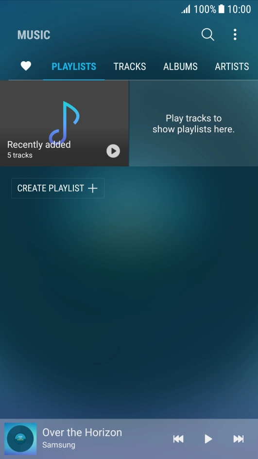Press the required category.