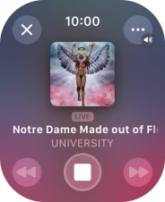 Press the close icon to return to the overview.