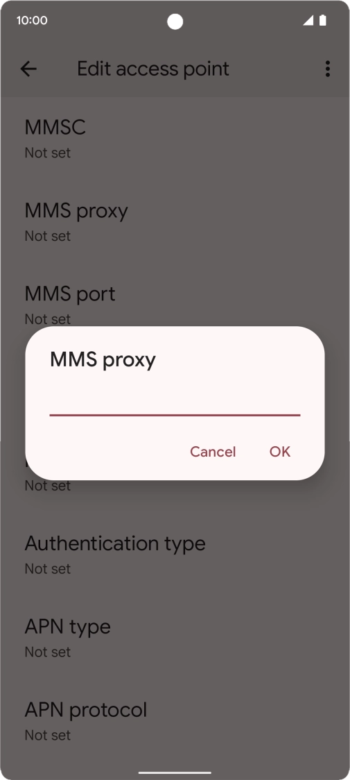 Key in 149.254.201.135 and press OK.