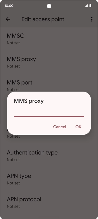 Key in 149.254.201.135 and press OK.