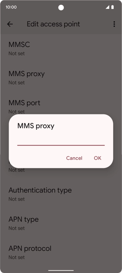 Key in 149.254.201.135 and press OK.